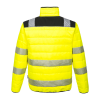 Portwest PW371 Hi-Vis Yellow/Black Baffle Jacket - 4XL