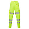 Leo Pennymoor Women's Hi-Vis Yellow Cargo Trousers