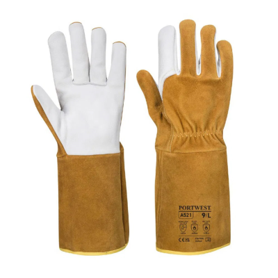 Portwest A521 TIG Leather Welding Gauntlets - Large / Size 9